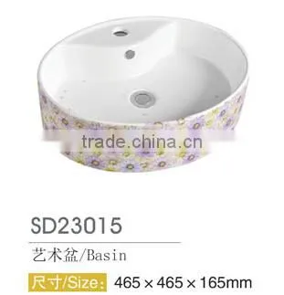 Round Colored Kitchen Bathroom Hot Sale Basin Sink photo-2