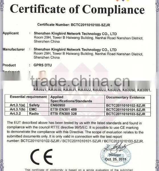 KB3060 CDMA DTU Modem Rs232 Rs485 ARM Solution for Remotely Control and Data Tramsmission photo-2
