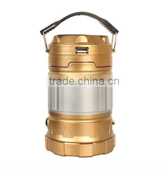 GY34 Portable Led Rechargeable Solar Powered Camping Lanterns Tent Lamps With Mobile Phone Charger photo-3