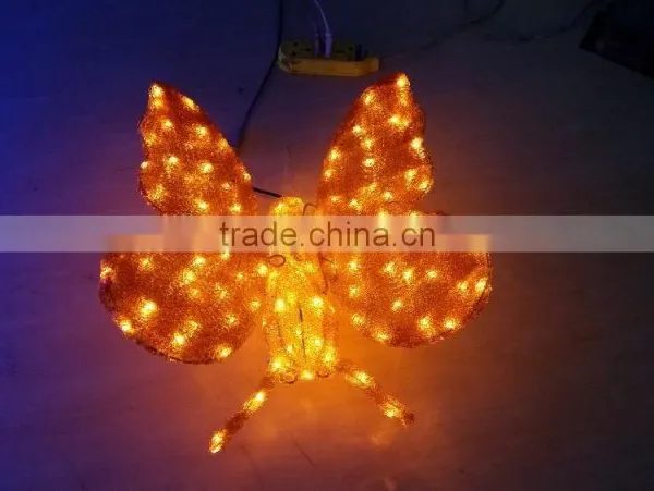 Home Decor Led Light Holiday Decorative Motif 3D Led Butterfly Lights photo-5