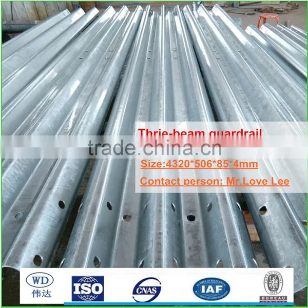 Highway Thrie Waves Beam Guardrails