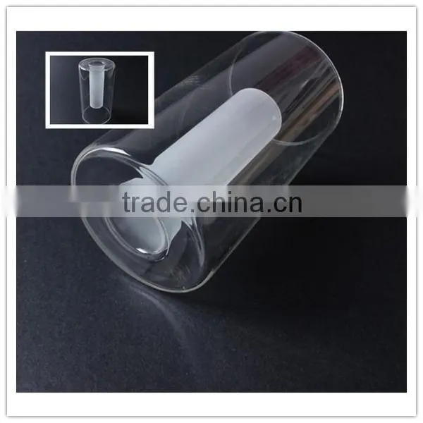 China Factory High Quality Double Wall Pyrex Glass Lamp Shade photo-4