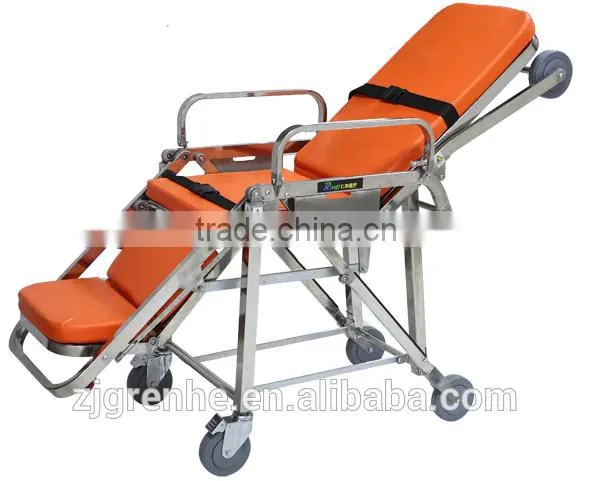 Hot Sale Aluminum Medical Stretcher ,Ambulance Foldable Stretcher