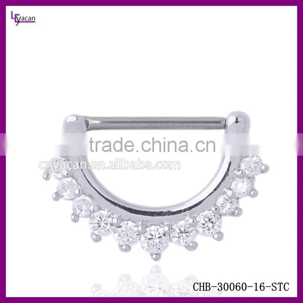 Adhesive Body Jewelry Beautiful Nipple Ring photo-4