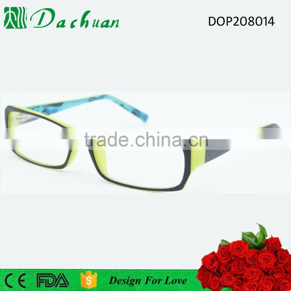 2016 New Design Eyewear Optical Frames Fake Acetate Eye Glasses Frame photo-2
