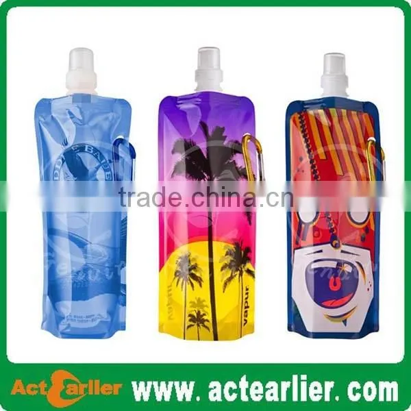 Foldable Plastic Water Bottle for Sports photo-5