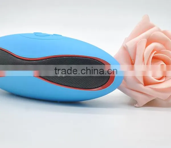 Hot Sale LEDFlashing Light Rugby Shape Portable Mini Bluetooth Speaker photo-3