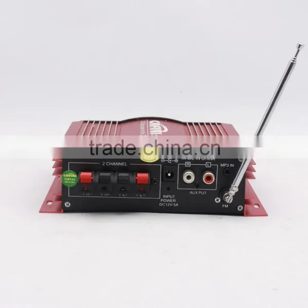 2CH Professional Digital Car Amplifier With USB SD FM Bluetooth photo-3