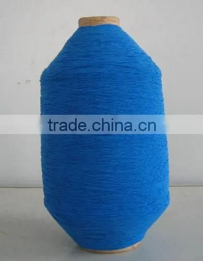 high elasticity natural rubber elastic thread in sapphire blue