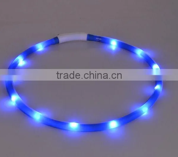 Newest Waterproof Led Dog Collar Cuttable USB Rechargeable Usb Rechargeable Flashing Dog Collars photo-6
