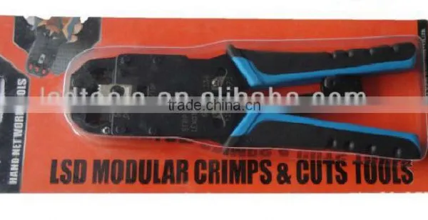 LSDbrand LT-200R RJ10 RJ11 RJ12 Modular Plug Crimping Amp Network Tool for Rj45 Keystone Jack Network Hand Tools Crimper photo-5