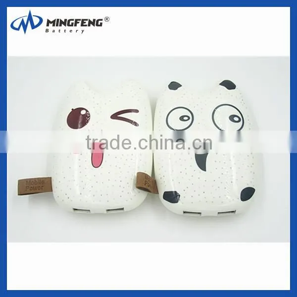 Cute Facial Expression Power Bank 7800mAh External Battery Charger, Face Shape Power photo-4
