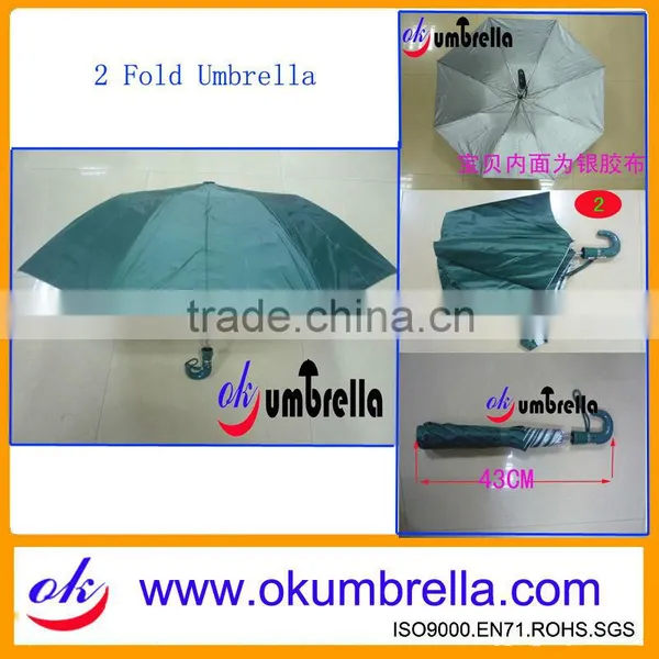 Market Umbrella Sun Protection Umbrella in 2 Fold Umbrella OKF60