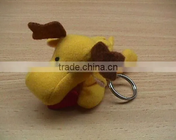 Lovely Plush Reindeer Key Ring