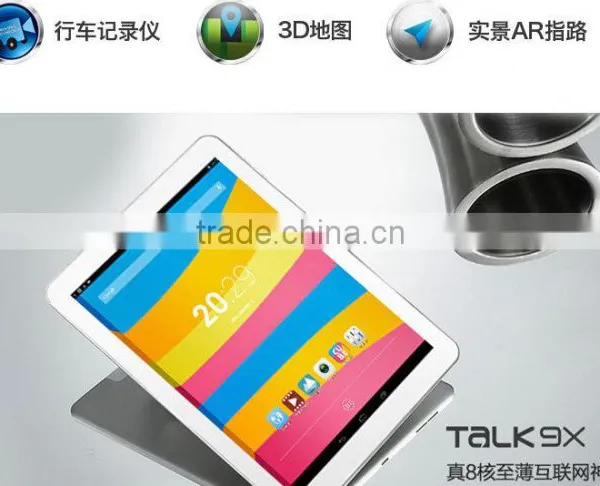 Wholesale Tablet pc 9.7 Inch Retina Screen Cube Talk9X 3G MTK8392 Octa Core Tablet Pc U65gt Dual 8.0mp Camera photo-2