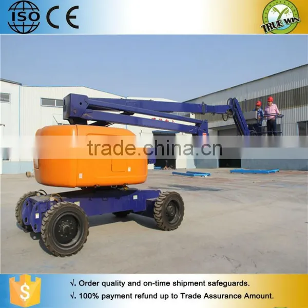 2016 Starter Wholesale Diesel Power Electrical Self Propelled Mobile Boom Lift for Man