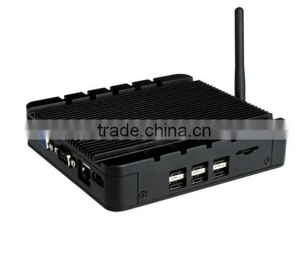 Intel Atom N2800 CPU Fanless Embedded Industrial Box PC NIS-886 Barebone System photo-2