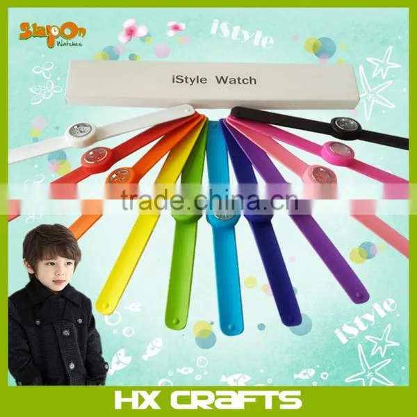 Slap on Silicone Watch Quartz Sports Watch Kid Woman Man Unisex Fashion Silicone Slap Watch photo-5