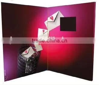 Hot Sale 7 Inch A4 Paper Card Lcd Video Business Card for Advertising photo-4