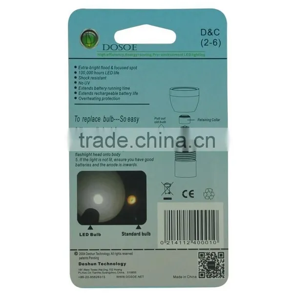 Energy-saving Long-lasting LED Flashlight/ Lamp Upgrade Replacement Bulb photo-6