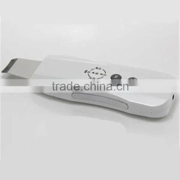 Hot Sale Portable Homeuse Ion Ultrasonic Skin Scrubber Device for 2016 photo-3
