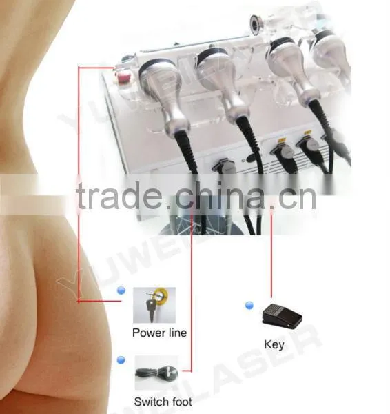 Rf Slimming Machine Hot Sale 7 In On Multifunctional Ultrasound Cavitation&RF Machine /Cavitation RF Machine/body Slimming Cellulite Reduction photo-5