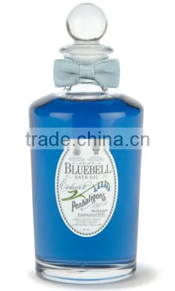 Aromatherapy Bath Oil Round Glass Bottle With Cork Lid photo-2