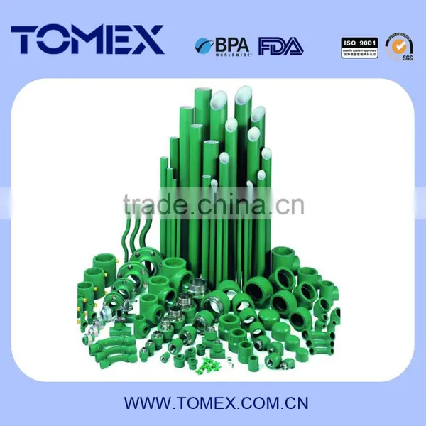 High Effciency PPR Pipe Amd Fittings Supplier of All Customerized Types of Pipe Fitting
