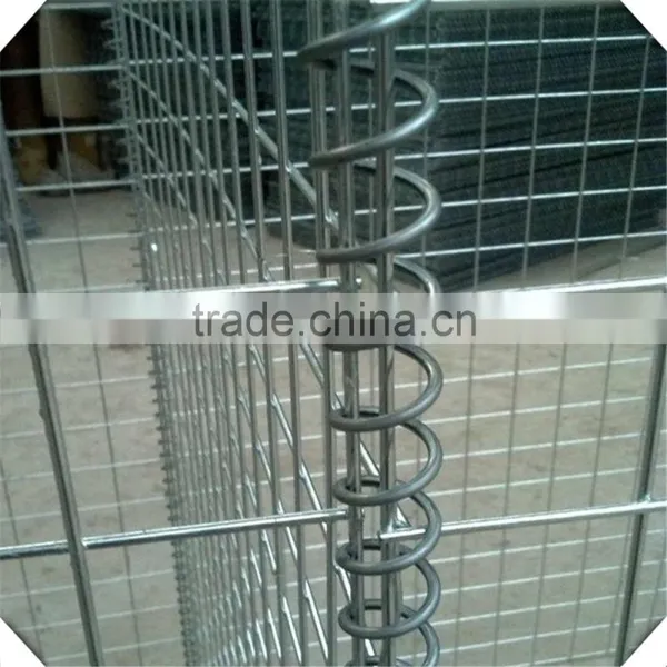 75*75mm 100*100mm Mesh Size Galvanized Stone Gabion Box photo-2