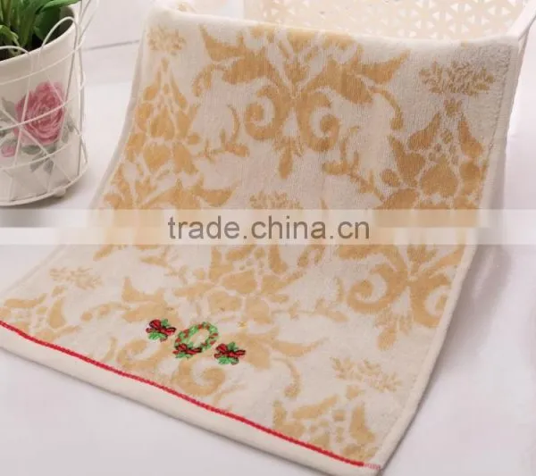 2015 Cotton Embroidery Christmas Pattern Baby Face Towels photo-6