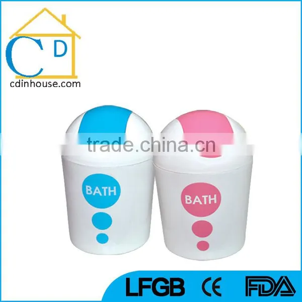 Houseware Open Top Customize Logo Plastic Wast Bin photo-4