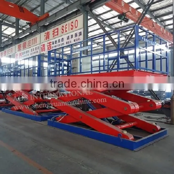 Heavy Duty Hydraulic Cargos Lifter For 4tons Capacity 16m Height photo-2