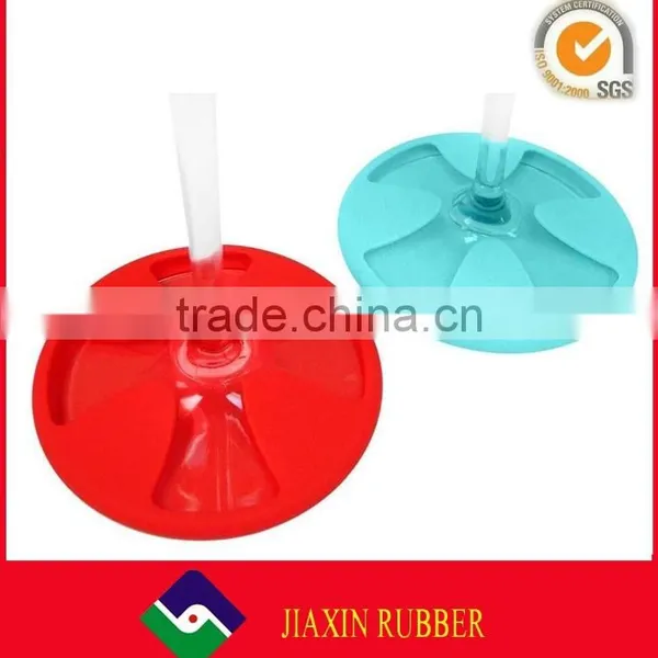 Novelty Wine Coaster Sets Custom Silicone Wine Glasses Coasters photo-3