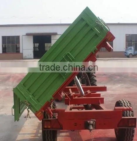 Hot Sale Euro Style Agtrilculture Tractor Use Hydraulic 2 Ton, Farm Tipping Trailer, Rear and Side Tipping With CE Certification photo-5