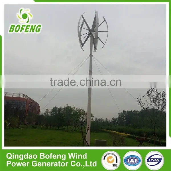 Fine Price Korea Style Grid Tied 12v Vertical Axis Wind Generator Home photo-2
