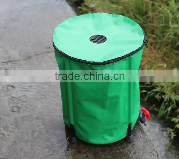 50GALLON/55GALLON/66GALLON Portable Flexible Collapsible Rain Barrel/ WATER BUTTS photo-5