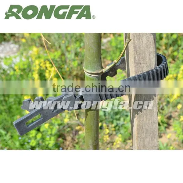 30cm Black Soft Rubber Tree Ties photo-4