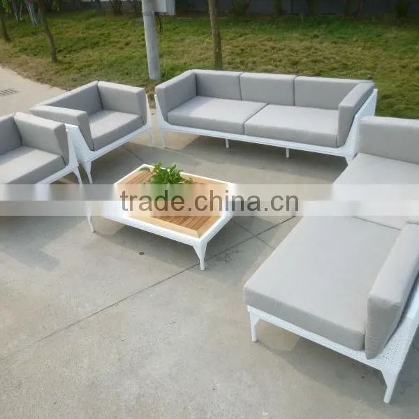 Modern Outdoor PE Wicker Furniture Sofa Set photo-2