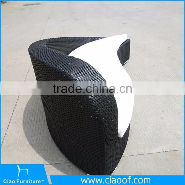Hot Sale Home Garden Furniture Wicker Sofa Round Bed photo-5