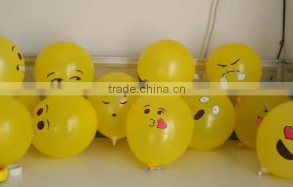 2016 Children Toys Inflatable Emoji Party Emulsion Balloon Printing photo-4