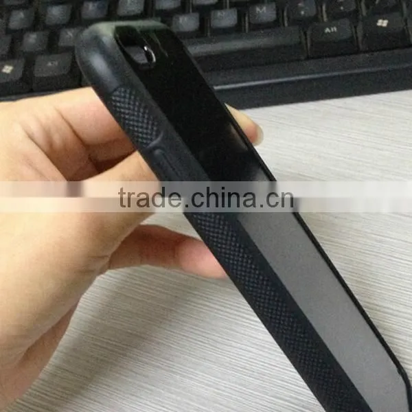 For Iphone6 TPU+PC Skid Resistance Microgoove Phone Case, Black Tpu Edges PC Back Case for Iphone6 6plus photo-6
