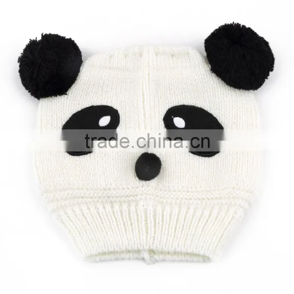 Lovely Animal Panda Baby Hats And Caps Kids Boy Girl Crochet Beanie Hats photo-2