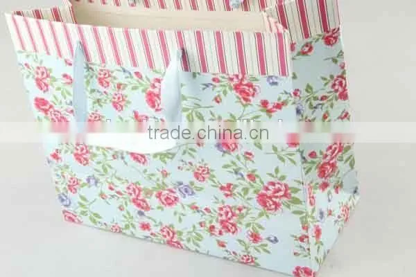 Flower Design Foldable Gift Bag With Bowknot/ Shopping Bag photo-6