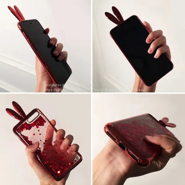 Quicksand Cell Phone Back Cover Housing Soft Tpu Shell Silicone Mobile Phone Cases for IPhone7/7Plus/6/6s/6plus/6splus photo-5
