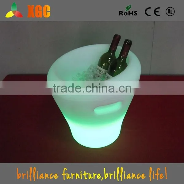 Bar and Club Led Glow Plastic Ice Bucket, PE Made Ice Bucket GH206 photo-2