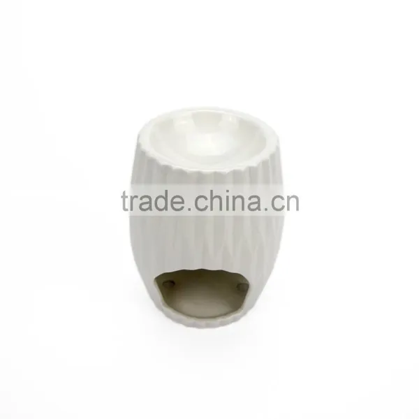 2016 Eco-Friendly Elegant White Ceramic Hollow Oil Burners photo-2
