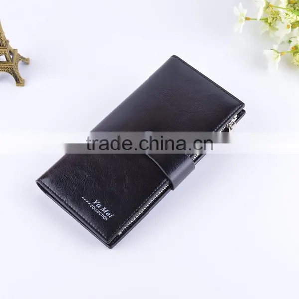 Customized Branded RFID Blocking Wax Oil Leather Women's Wallet photo-3