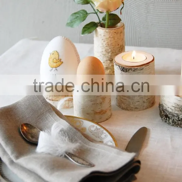Home Decor Wood Candles.Tree Branch Candleholders Set Of 3, Wooden Tealight Holders photo-3