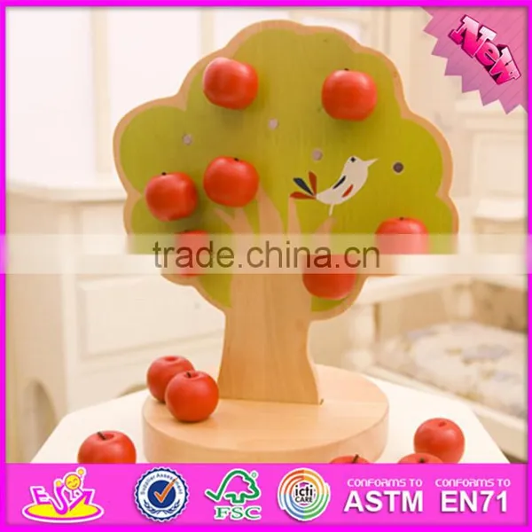 2016 New Design Children Toy Wooden Magnetic Apple Tree W01A091 photo-5