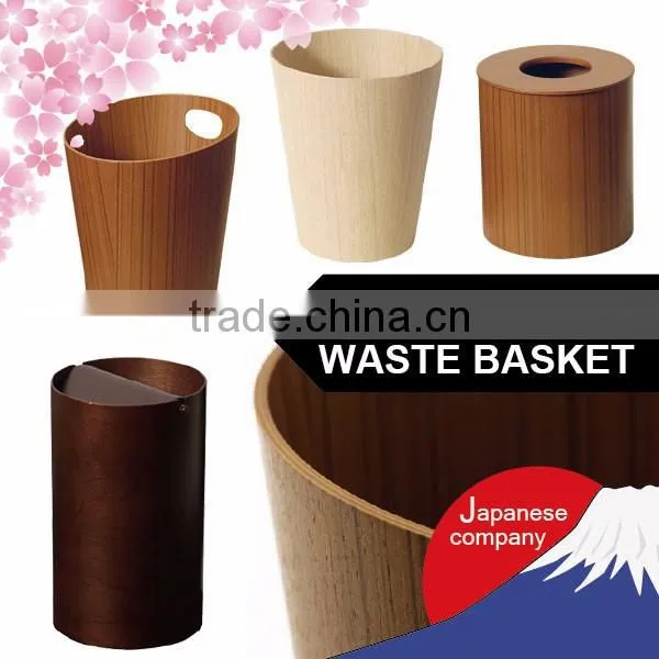 Stylish and Chic Wood Basket With Simplicity